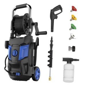 1600 PSI Electric Pressure Washer with 20FT Hose