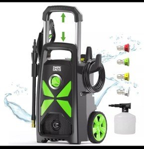 SWIPESMITH 2800 PSI Electric Pressure Washer with Attachments
