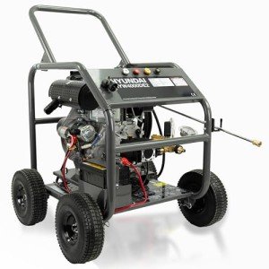 Hyundai 4000psi Diesel Pressure Washer with Nozzles