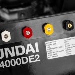 Hyundai 4000PSI Diesel Pressure Washer with Nozzles