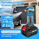 MYPIN Cordless 6-in-1 Pressure Washer