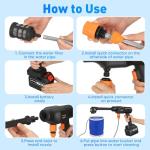 MYPIN Cordless 6-in-1 Pressure Washer