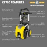Karcher K1700 Electric Pressure Washer, 2125 PSI