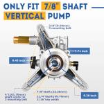 TOOLCY Vertical Pressure Washer Pump, 2500-3100 PSI
