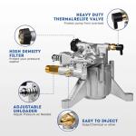 TOOLCY Vertical Pressure Washer Pump, 2500-3100 PSI
