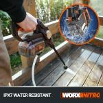 WORX Nitro HydroShot 20V Cordless Pressure Washer
