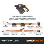 WORX NITRO 20V Cordless Pressure Washer WG633E.1
