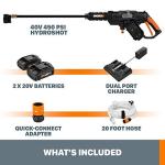 WORX 40V Hydroshot Portable Power Washer - WG644