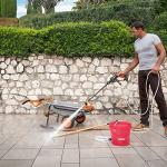 WORX WG620E.2 Portable Battery Pressure Washer Set