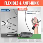 YAMATIC 25FT Flexible Kink Resistant Washer Hose
