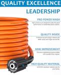 XENDY 25FT Kink-Free Pressure Washer Hose