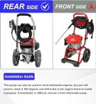 M MINGLE 3000 PSI Vertical Pressure Washer Pump
