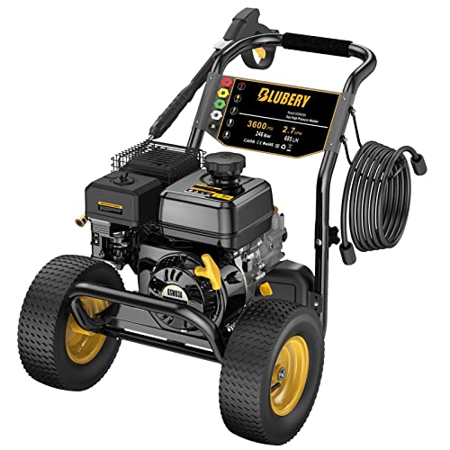 3600PSI Gas Pressure Washer, Portable, Industrial Style
