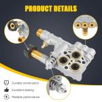 RALZAOTO Replacement Manifold for Axial Cam Pressure Washers