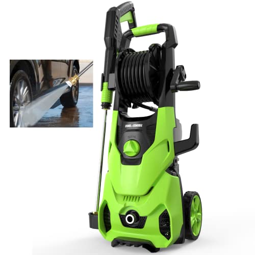 Electric Pressure Washer with 4 Nozzles & Foam Cannon