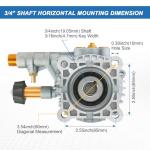 3300 PSI Horizontal Pressure Washer Pump Kit