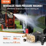 VEVOR 4000 PSI Replacement Pressure Washer Pump Kit