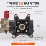 VEVOR 4000 PSI Replacement Pressure Washer Pump Kit