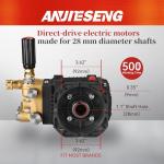 ANJIESENG 4400PSI Pressure Washer Pump for Gas