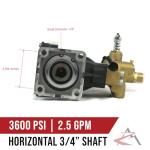 ROP Shop 3/4" Shaft Triplex Pump for Pressure Washers