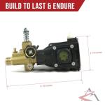 ROP Shop 3/4" Shaft Triplex Pump for Pressure Washers