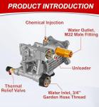 M MINGLE 3000 PSI Pressure Washer Pump
