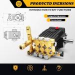 Jecoupoon 3000-3600 PSI High Pressure Washer Pump