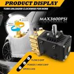 Jecoupoon 3000-3600 PSI High Pressure Washer Pump