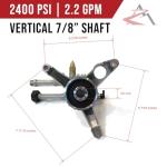2400 PSI 2.2 GPM AR Pressure Washer Pump