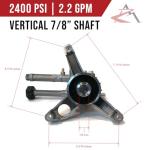 Annovi Reverberi 7/8" Shaft Pressure Washer Pump