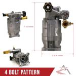 ROP Shop Power Pressure Washer Water Pump