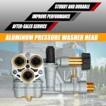 RANSOTO Pressure Washer Pump Manifold Replacement Kit