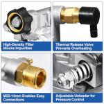 TOOLCY 3/4" Shaft Horizontal Pressure Washer Pump