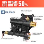 YAMATIC 3/4" Shaft Horizontal Pressure Washer Pump