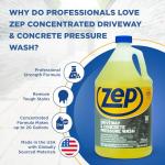 Zep Driveway and Concrete Pressure Washer Cleaner - 1 Gallon