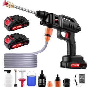Cordless 21V High Pressure Washer Gun Kit