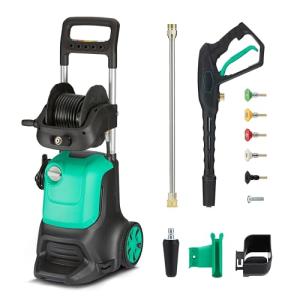 Amazon Basics 2200W Corded Pressure Washer, Green