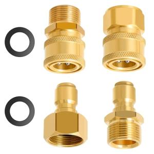 4 Pack Quick Disconnect Adaptor Set for Pressure Washers