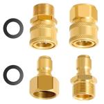 4 Pack Quick Disconnect Adaptor Set for Pressure Washers