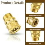 Cragmut Quick Connect Hose Fittings Kit for Pressure Washers