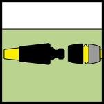 Kärcher Universal Hose Connector with Aqua Stop