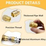 Brass Pressure Washer Coupler Set 22mm to 15mm
