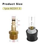 Yuiturt M22 Quick Release Pressure Washer Hose Adapter