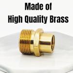Brass M14 Female to M22 Male Pressure Washer Connector