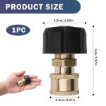 M22 Female to 1/4 Quick Connect Adapter