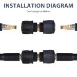 Karcher M22 Quick Adapter Hose Connector - 2 Pack