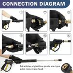 M22 Female to 1/4 Quick Connect Adapter