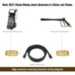 M22 to 1/4in Pressure Washer Adapter Set