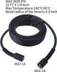 Tool Daily 6.5m Pressure Washer Hose 3600 PSI