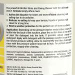 Masterpart RM611 Stone Cleaner for Karcher Washers